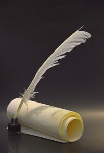 quill and parchment